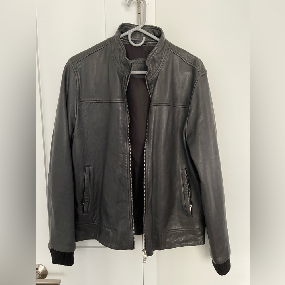 Men’s All Saints leather jacket